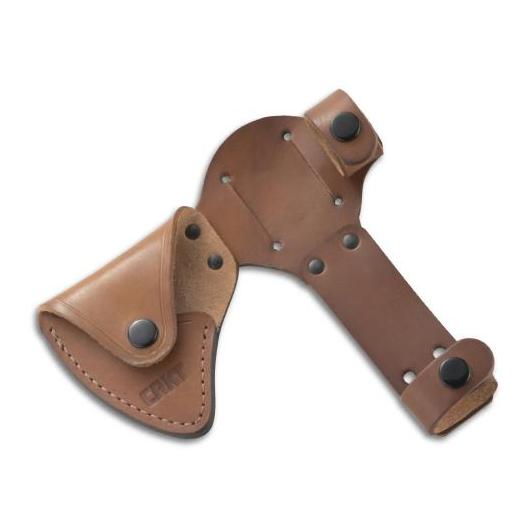 CRKT Woods Chogan™ T-Hawk Leather Sheath - Lederscheide für Woods Chogan T-Hawk - Braun -