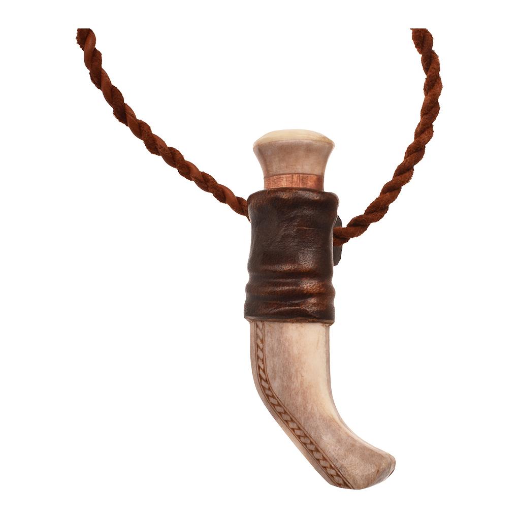 Unni - Halskettenmesser mit Scheide aus Rentierhorn 