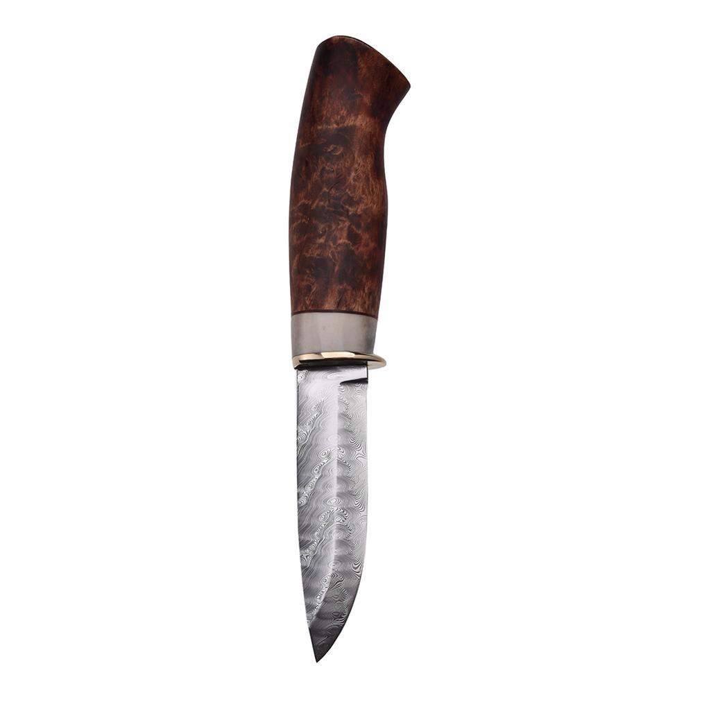 Galten - Exklusiv Damasteel Nordic Light - Jagdmesser mit Diamantschleifstein und Lederscheide Galten - Exklusiv Damasteel Nordic Light - Jagdmesser mit Diamantschleifstein und Lederscheide