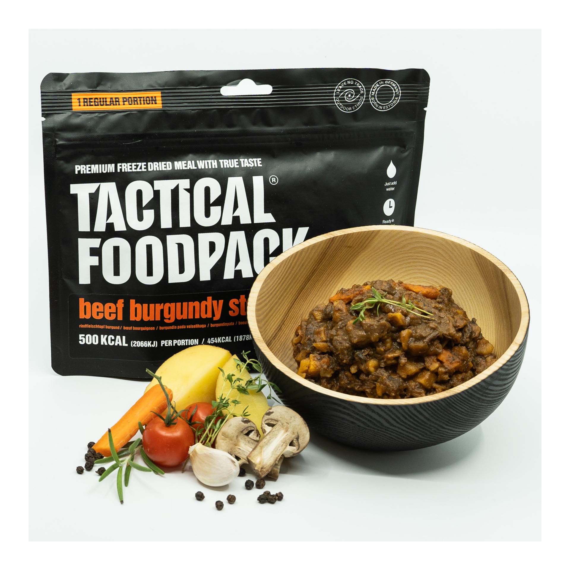 Tactical Foodpack Beef Burgundy Stew