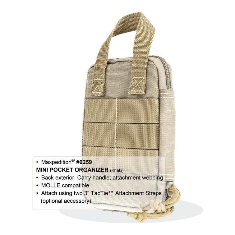 Mini Pocket Organizer - Khaki