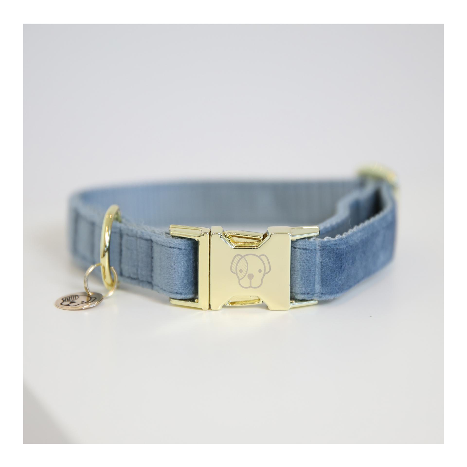 Kentucky Dogwear Hundehalsband Velvet - light blue