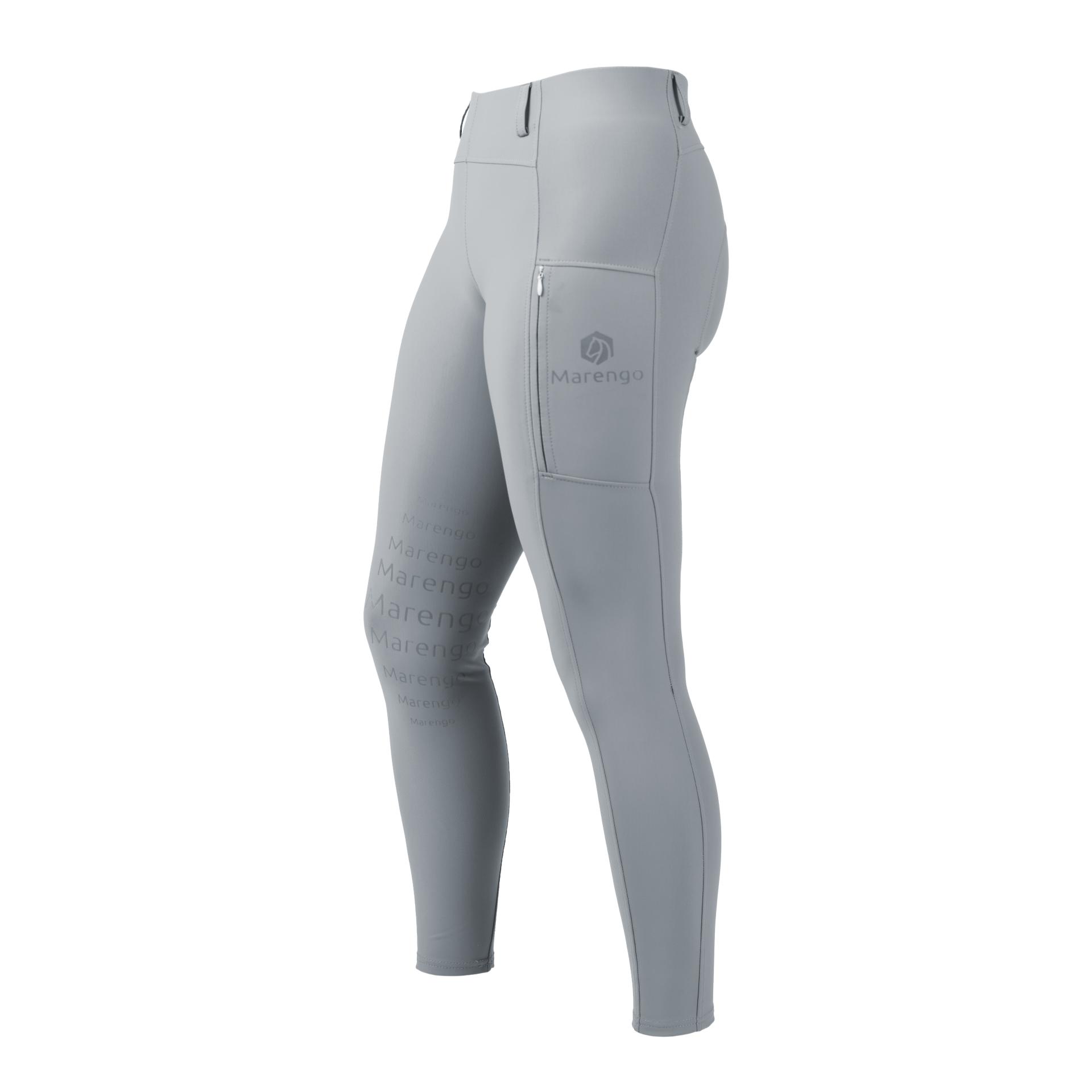 Marengo Reitleggings Cool Summer Kniegrip Damen - Storm Grey -