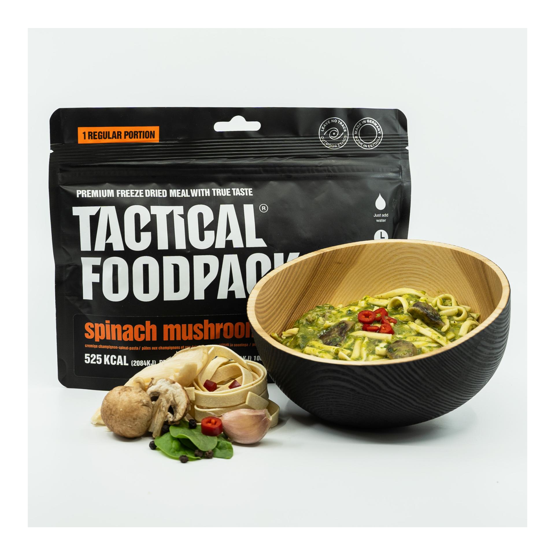 Tactical Foodpack Spinach Mushroom Pasta