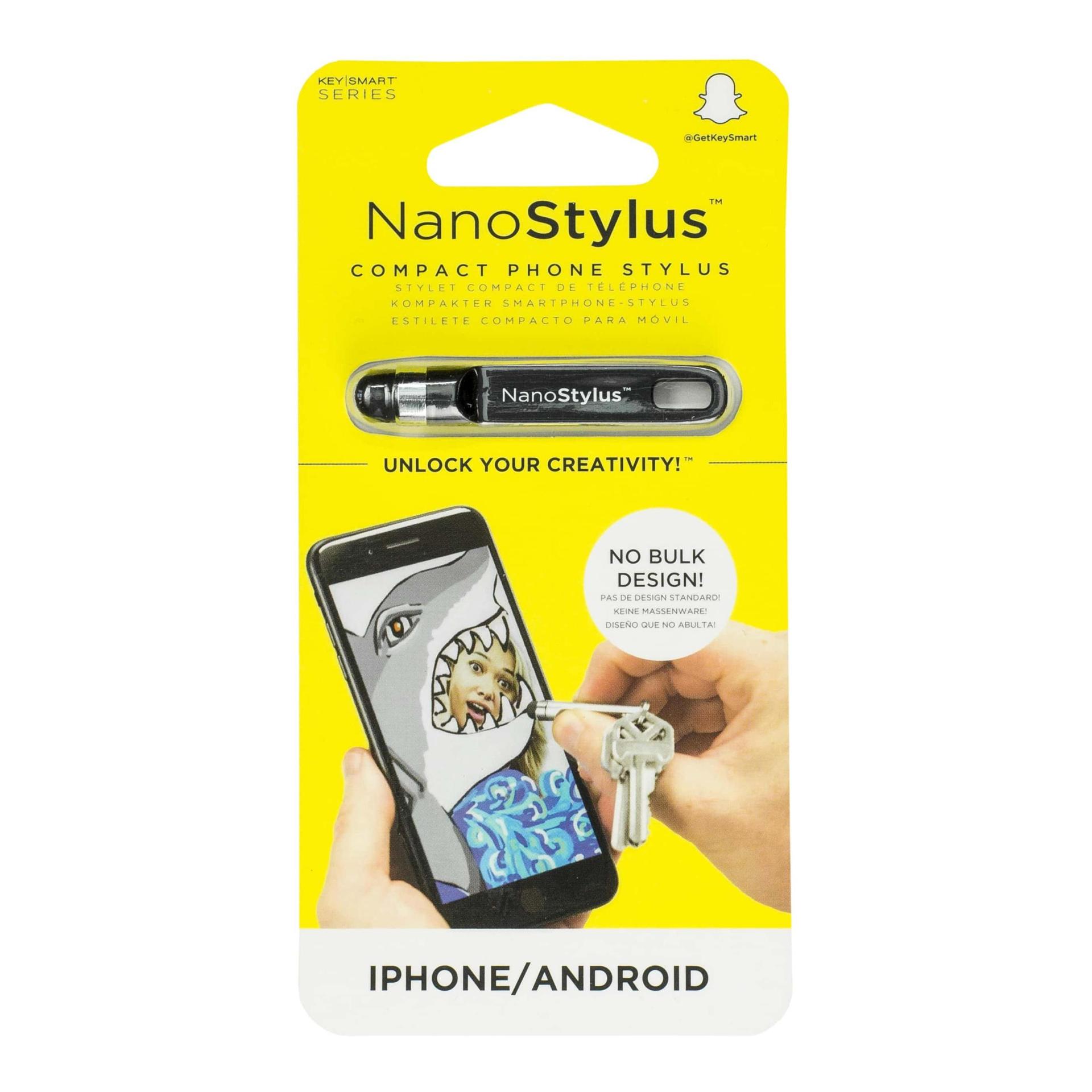 Nano Stylus Compact Phone Stylus - schwarz