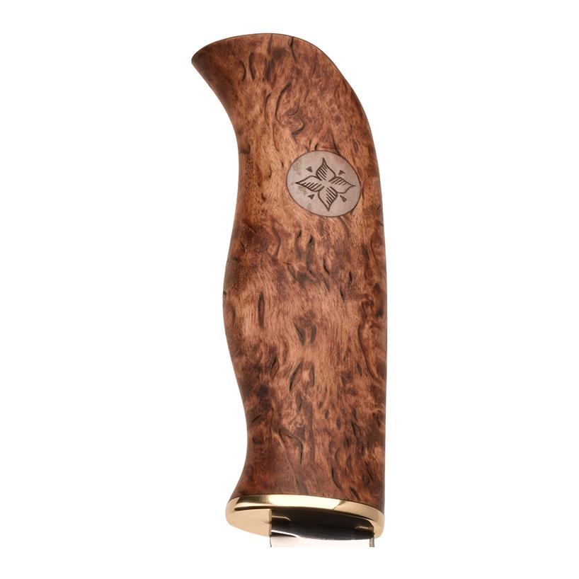 Uraka Survival - Couteau de chasse avec pierre à feu et étui en cuir