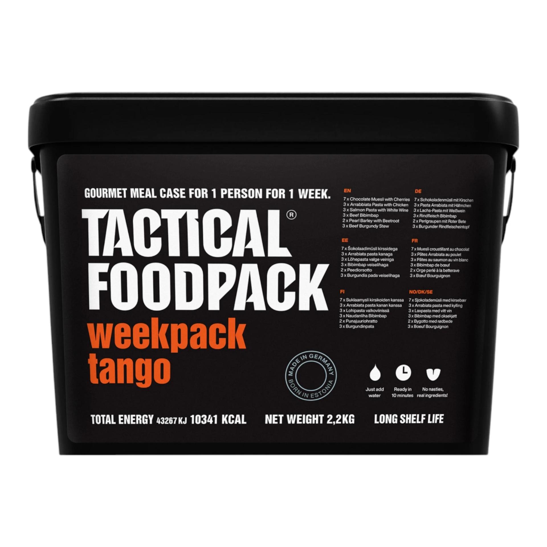 Tactical Foodpack Weekpack Tango - Schwarz -