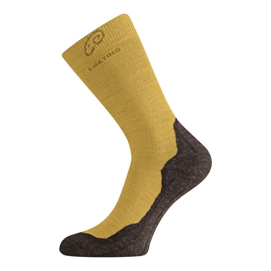 Descriptif du produit chaussettes d’hiver unisexe en laine Mérino WHI - jaune moutarde