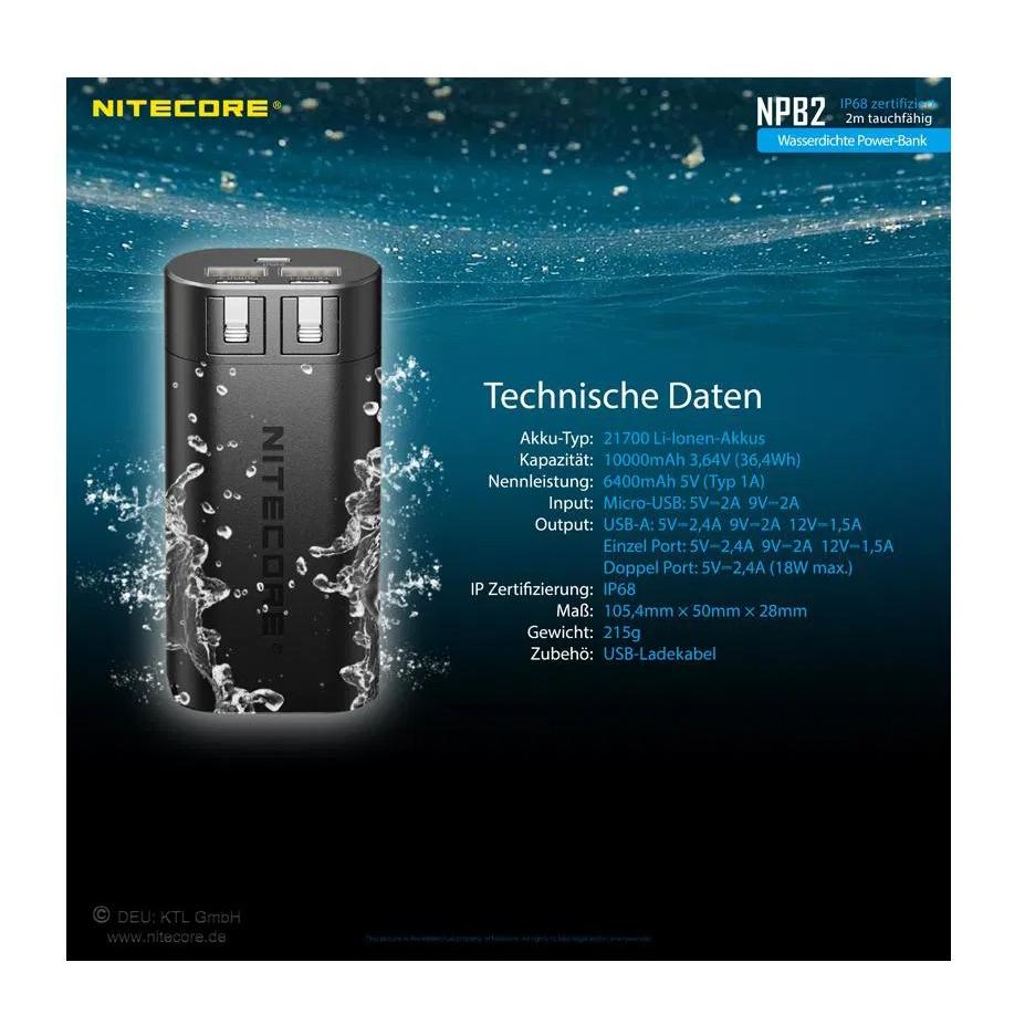 Pocket Carbon Powerbank 10000- 10000mAh 