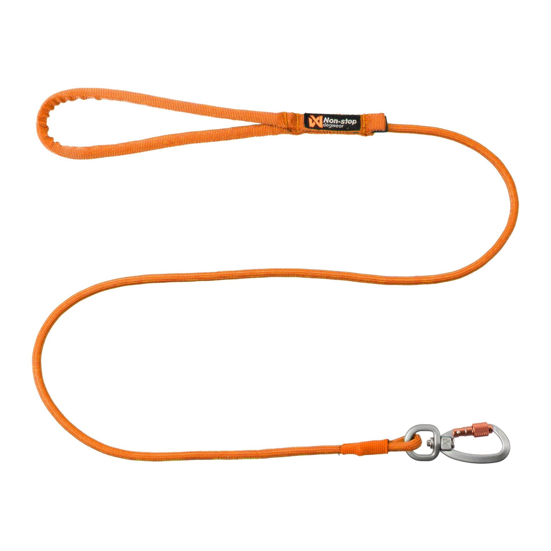 Non-stop Dogwear Hundeleine Trekking Rope Leash, 8mm - Orange -