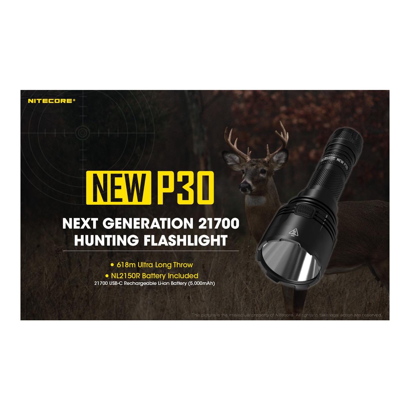 New P30 Taschenlampe