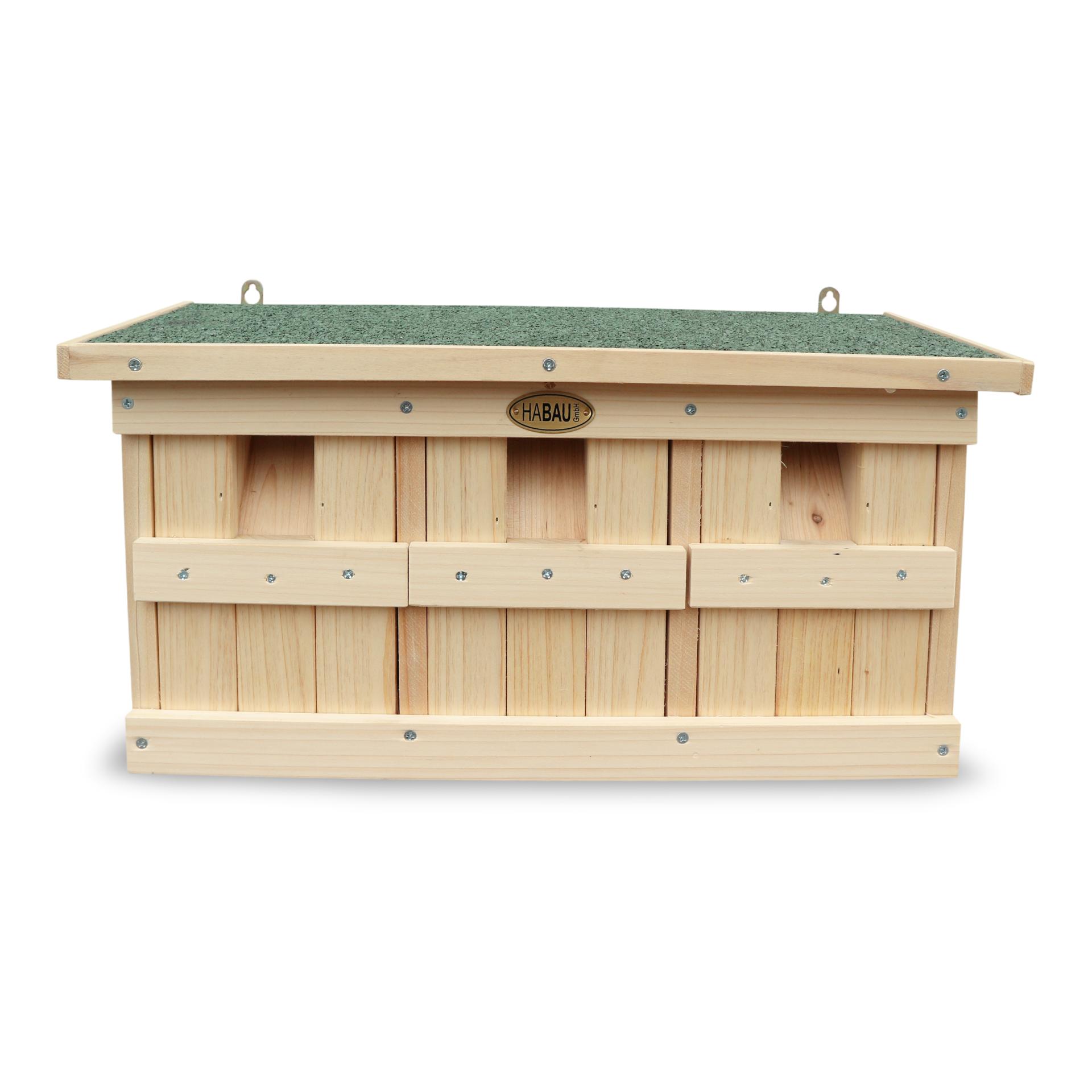 Spatzenhaus mit 3 Brutkammern 