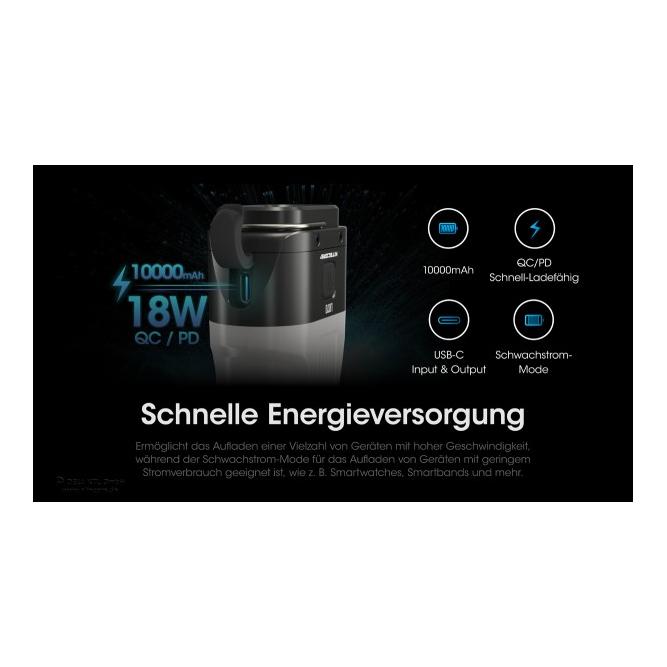 LR70 - 3000 Lumen mit Powerbank