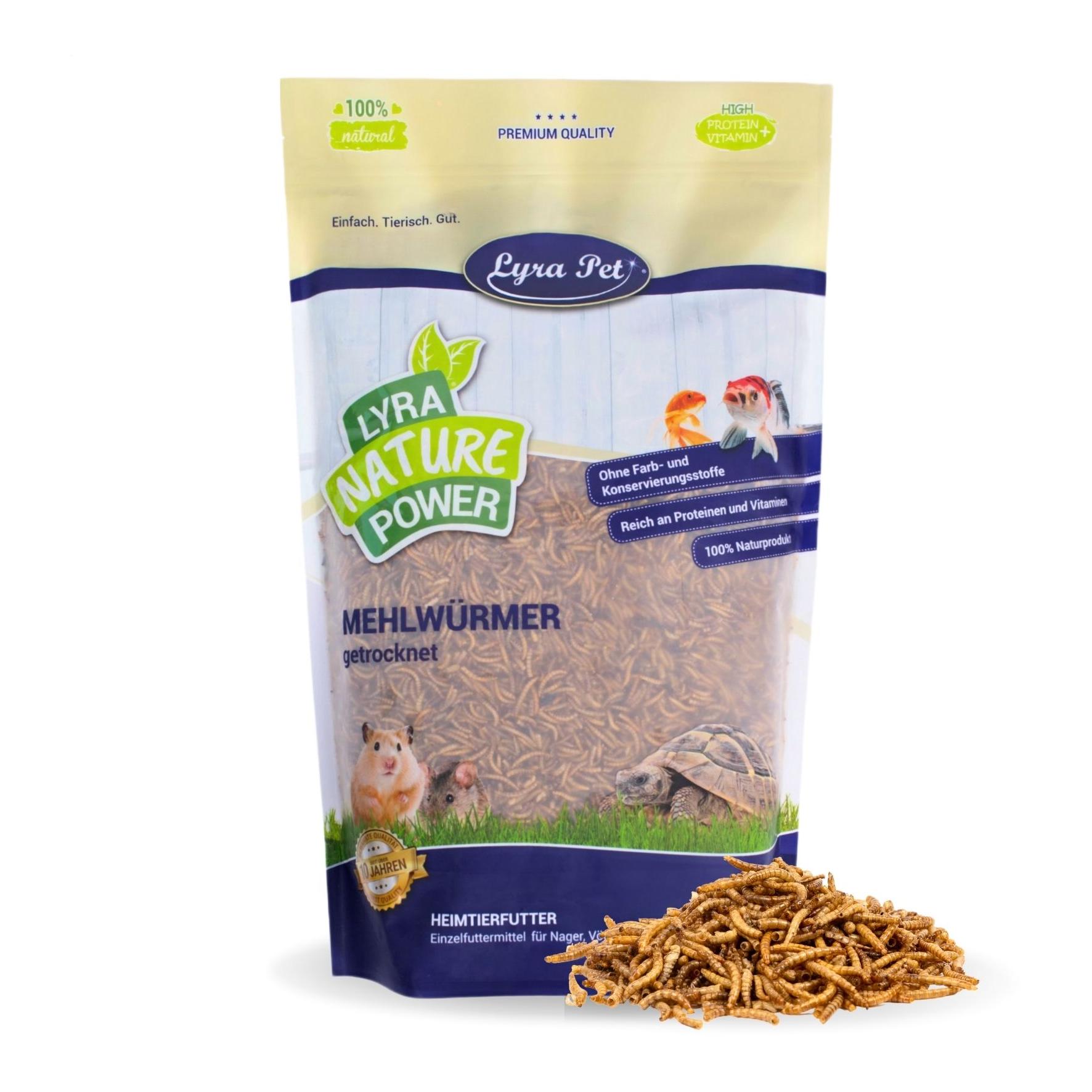 Mehlwürmer getrocknet