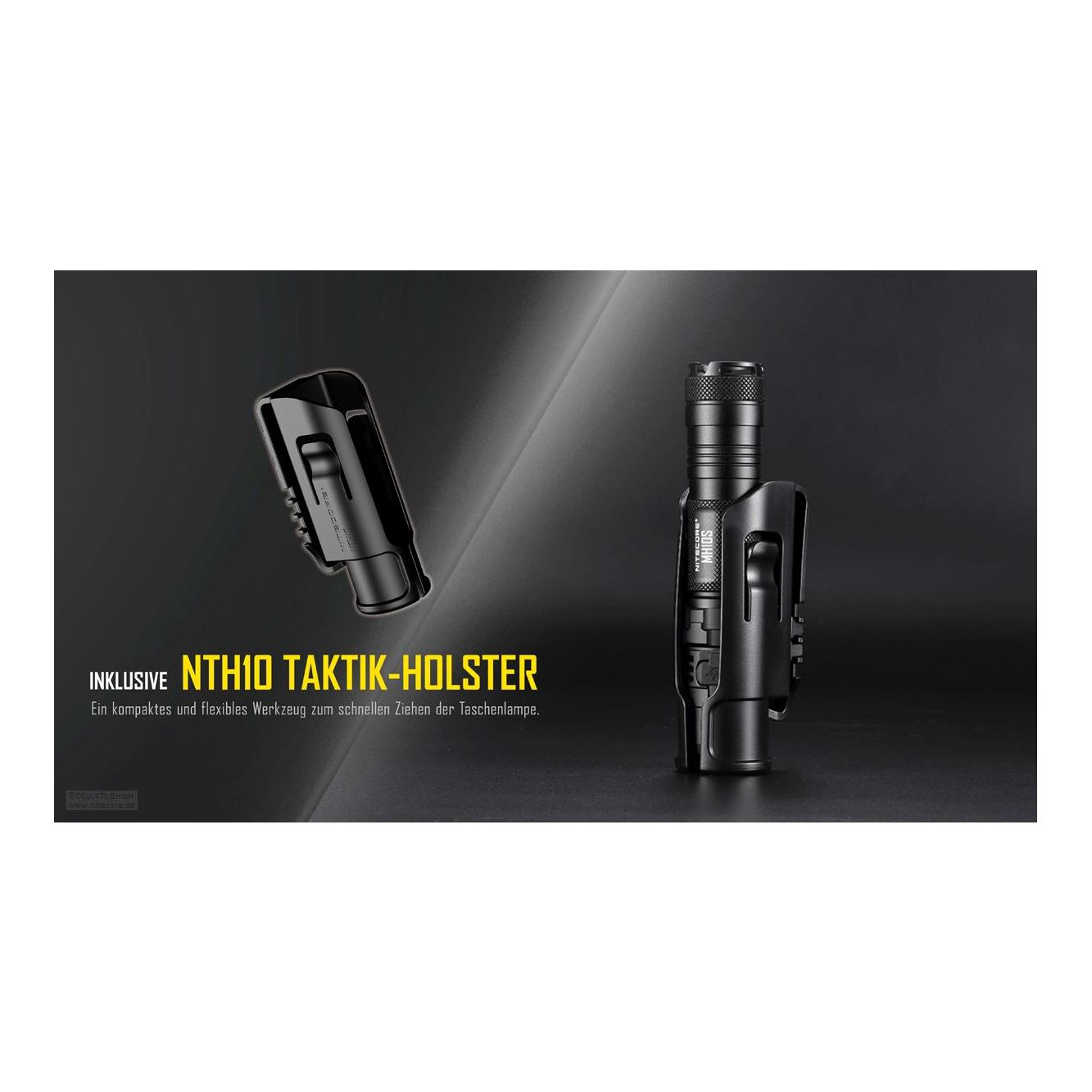 MH10S Taschenlampe inkl. Akku - 1800 Lumen