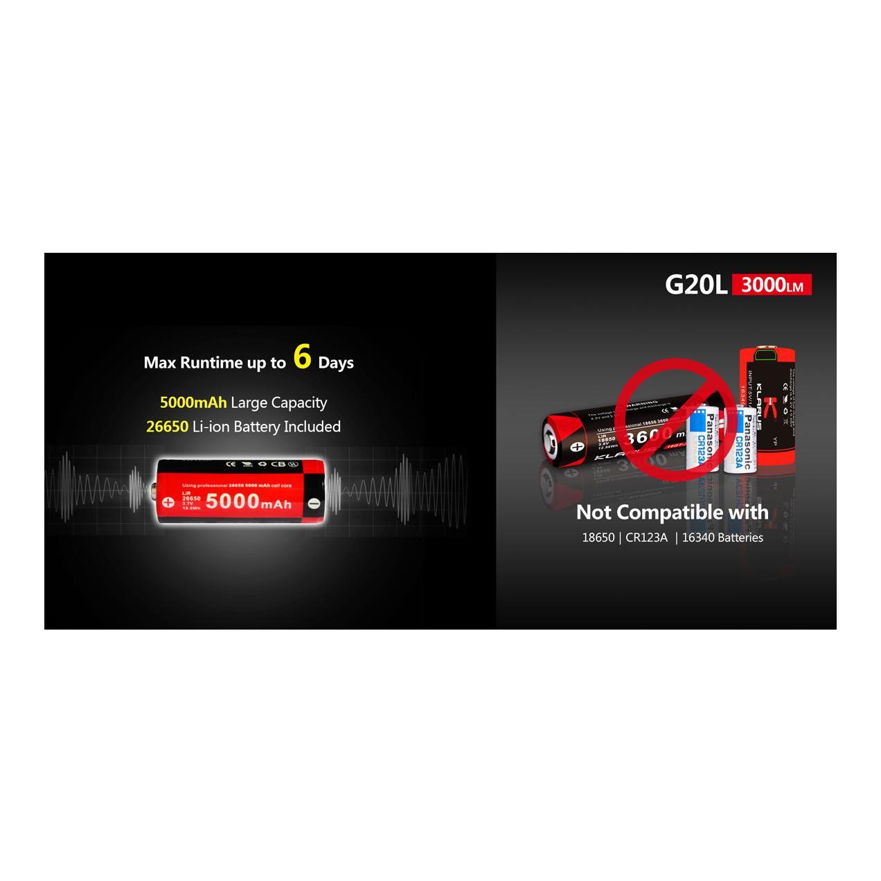 G20L LED Taschenlampe