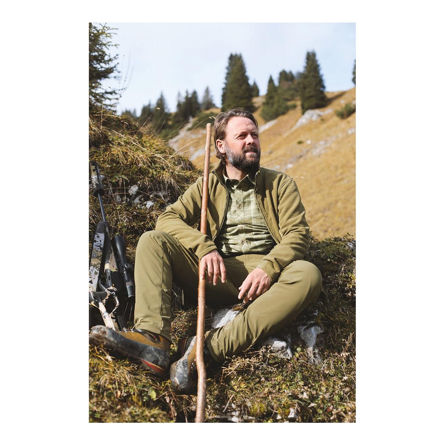 Blaser Flash Midlayer Jacke - Dunkeloliv