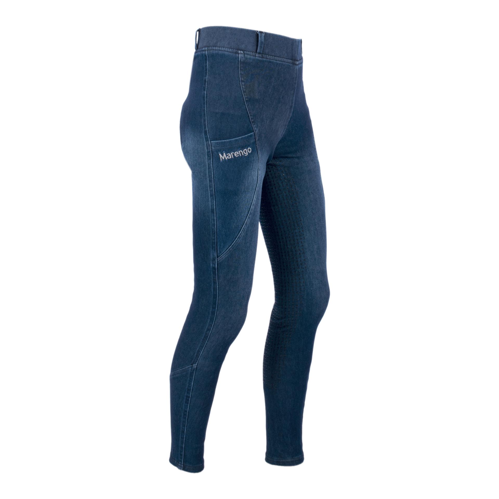 Marengo Reitleggings Jeans Fullgrip Damen - Dark Denim -