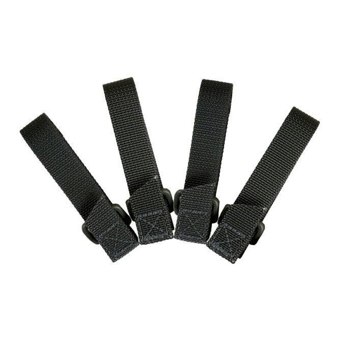TacTie Befestigungsband 7.5cm (4er Pack) - Schwarz