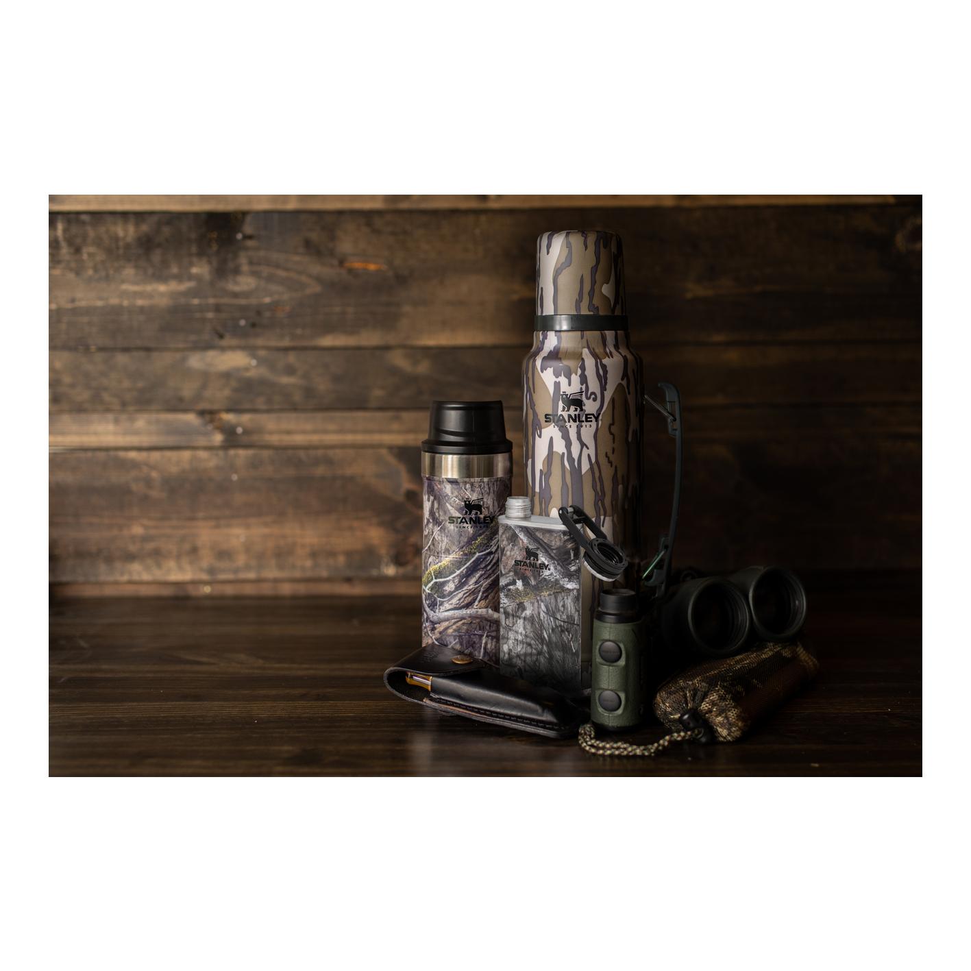 Classic Easy Fill Wide Mouth Flask, Mossy Oak, 0.23L