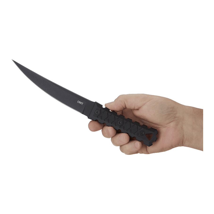 HZ6 Black - EDC/Einsatzmesser mit Boltaron Scheide