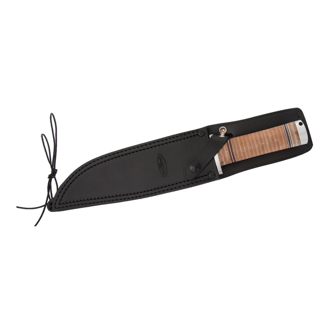 NL2L - Survivalmesser mit Lederscheide