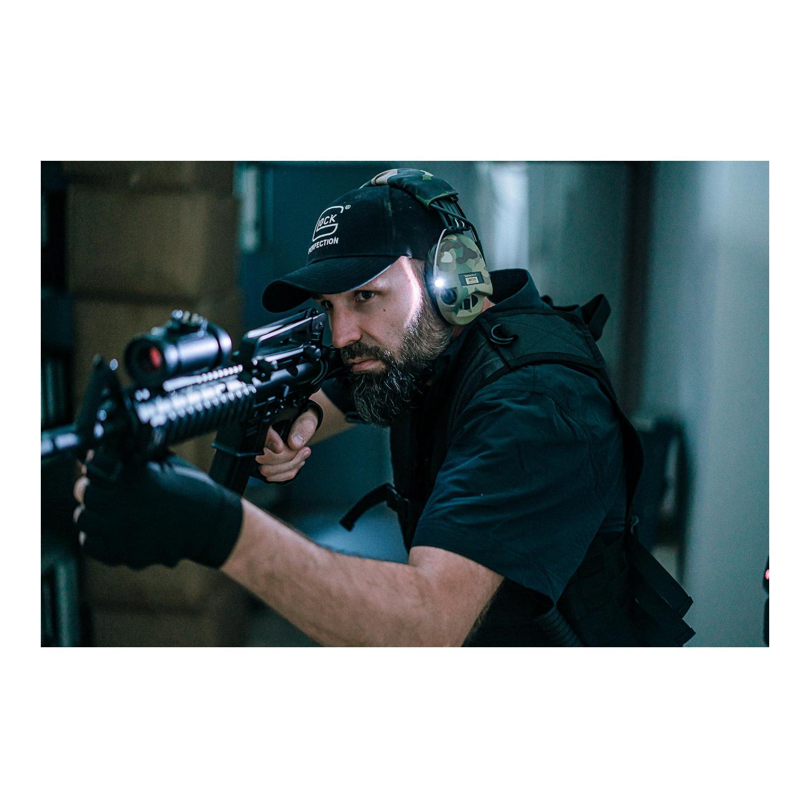 Supreme Pro X mit schwarzem Lederband und Gelkissen - Schwarze Cups