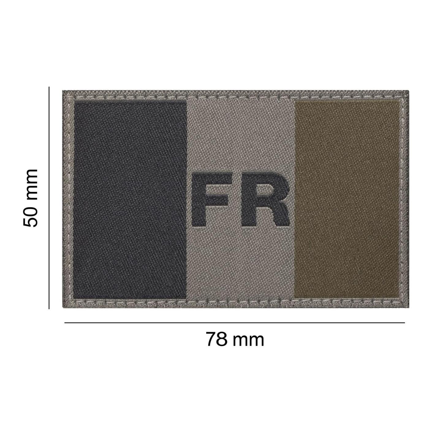 France Flag Patch - braun