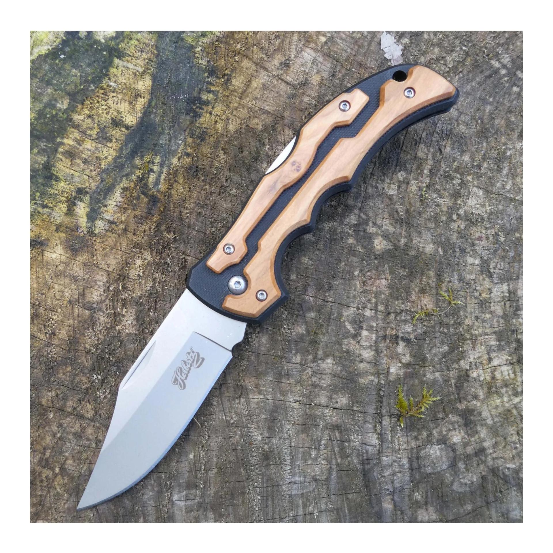 Taschenmesser G10 und Olivenholz