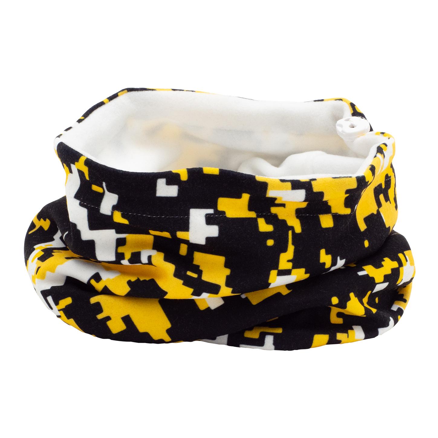 YONC Microfleece Multifunktions-Tube – Nackenwärmer & Mütze - Gelb -