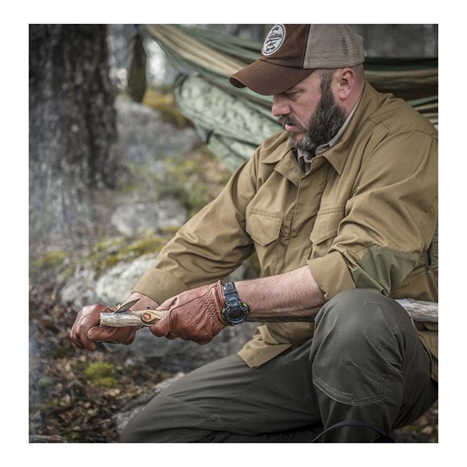 Shirt Woodsman - Coyote / Taiga Grün