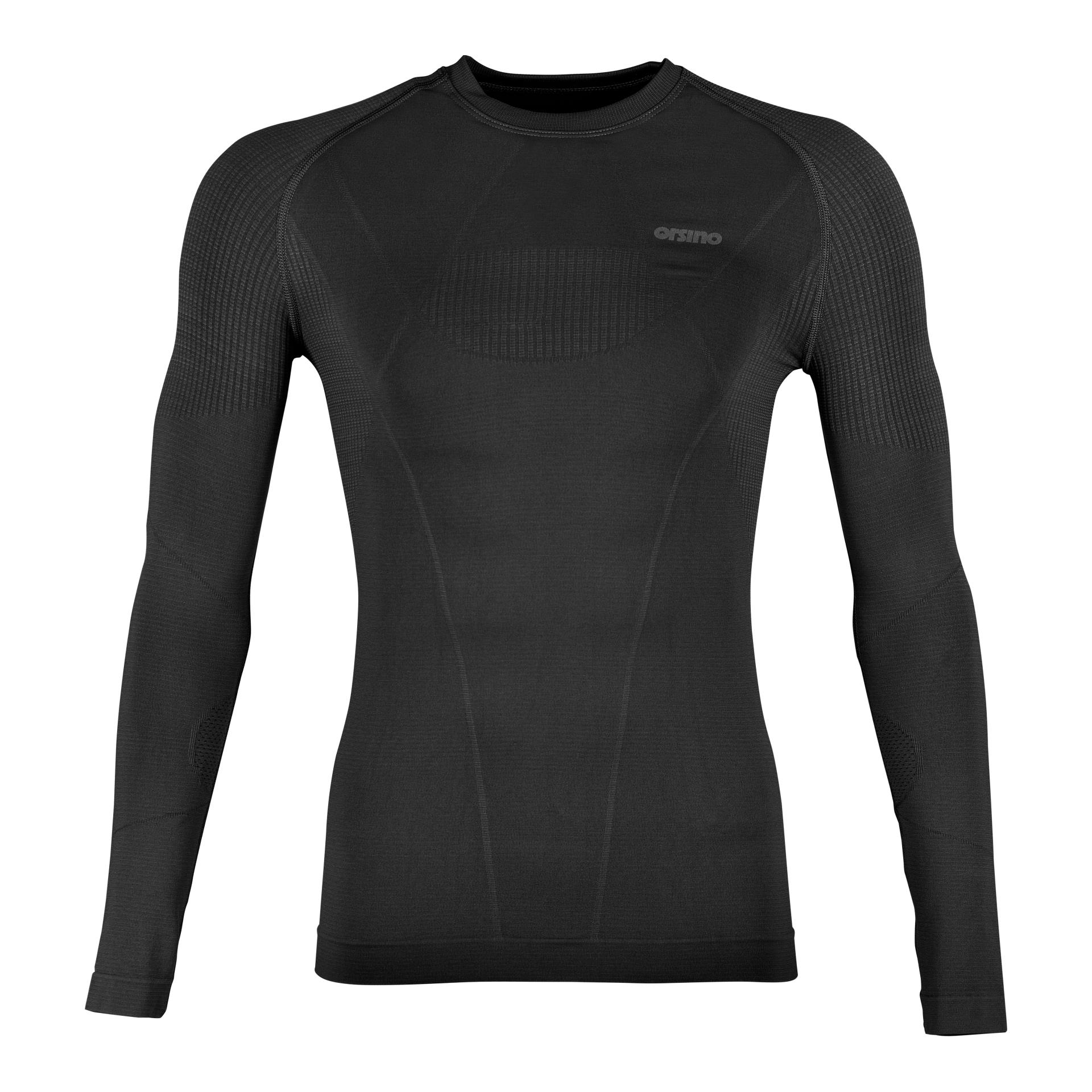 orsino Seamless Functional Underwear Top Unisex - Black -