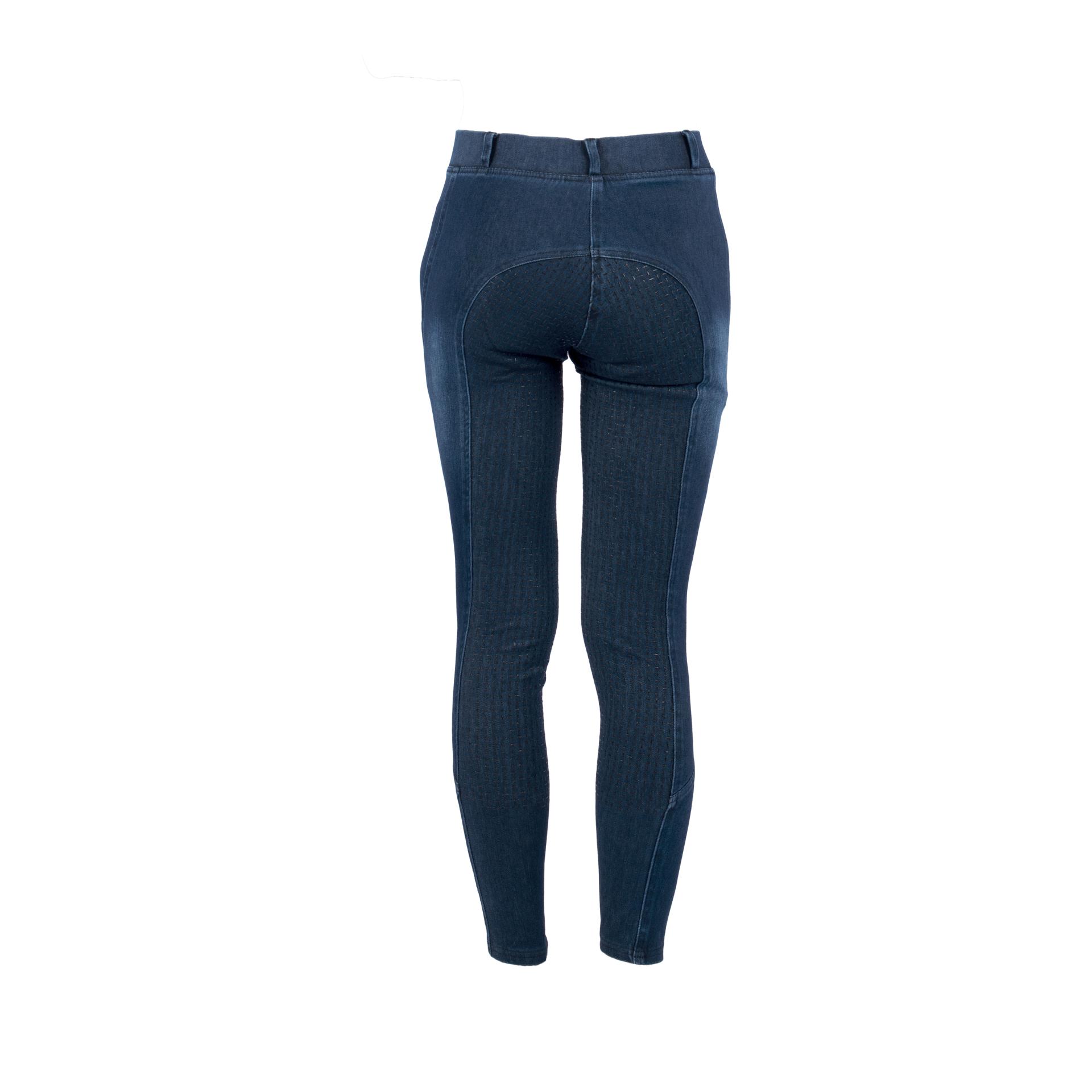 Reitleggings Jeans Fullgrip Damen
