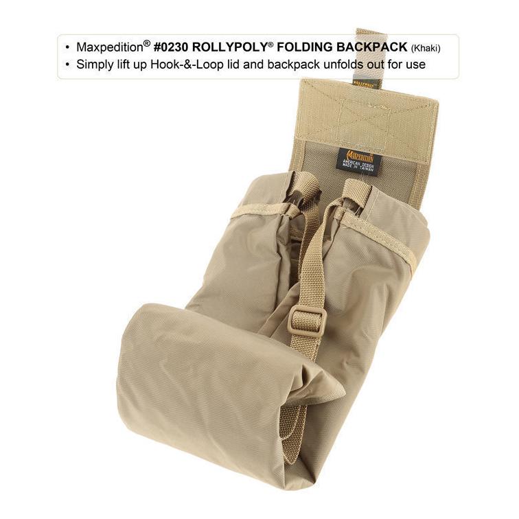 Rollypoly Faltrucksack - Schwarz