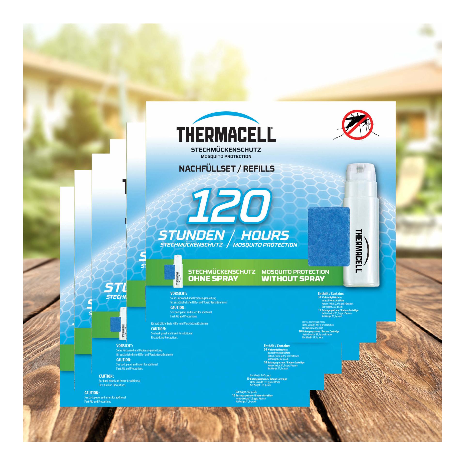 Thermacell Mückenschutz Saisonpack (3 Monate) Nachfüllpack HALOmini / MR450 / MR300