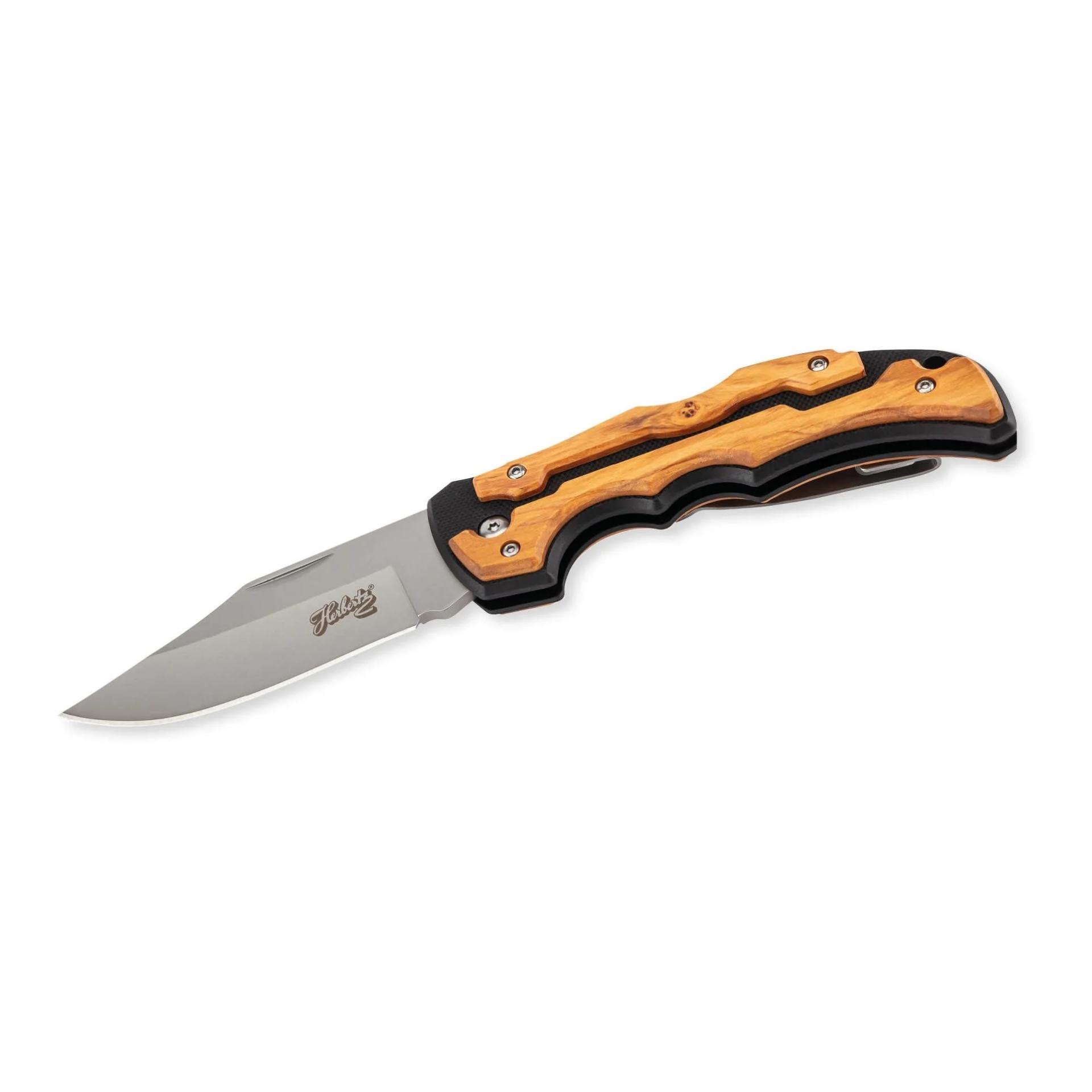 Taschenmesser G10 und Olivenholz