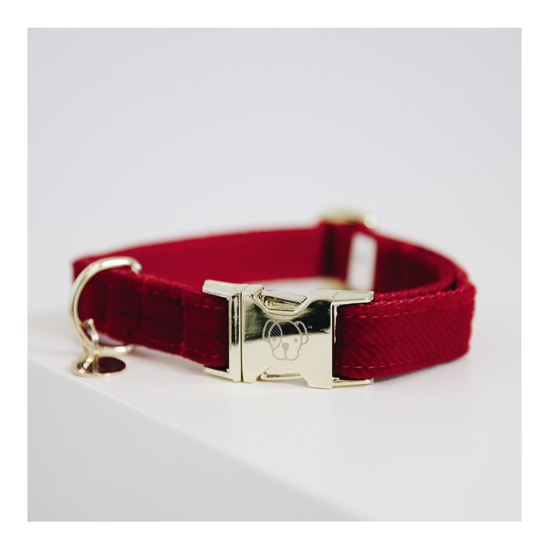 Kentucky Dogwear Hundehalsband Corduroy - red