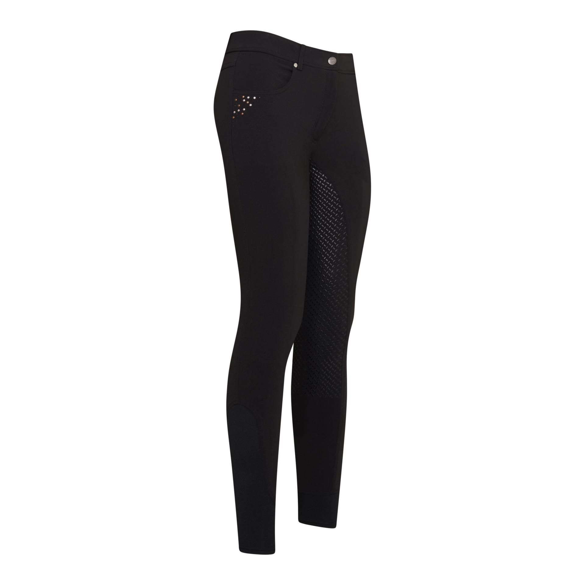 HV Polo Reithose HVPJadore Vollgrip Damen - Schwarz -