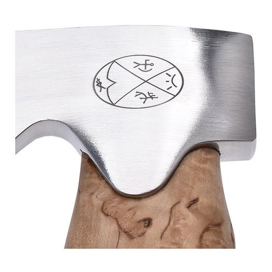 Unna Aksu - Natur - Jagdaxt mit Lederscheide