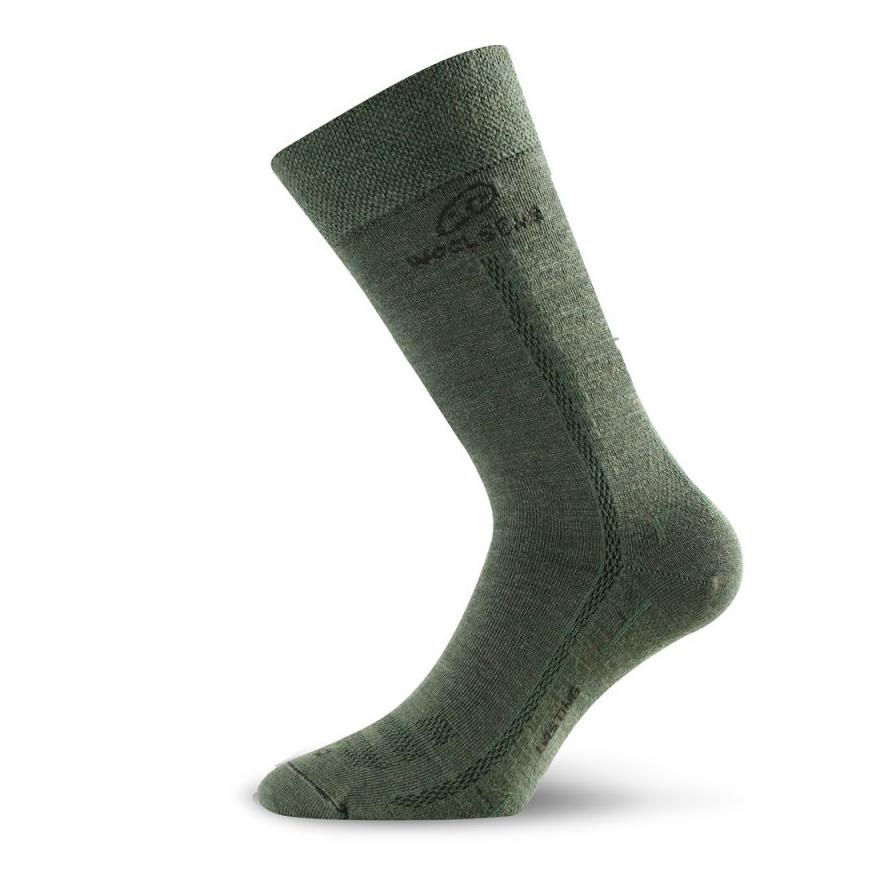 WLS Merino Sommer Wandersocken Unisex - waldgrün
