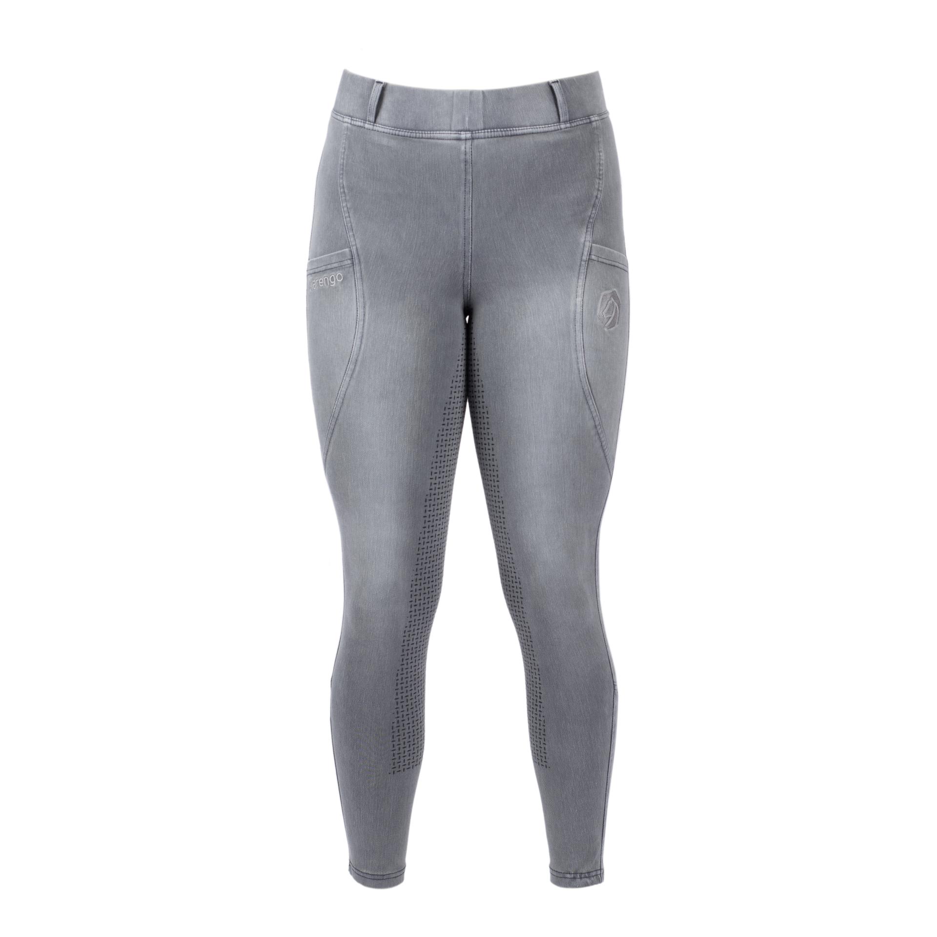 Reitleggings Jeans Fullgrip Damen