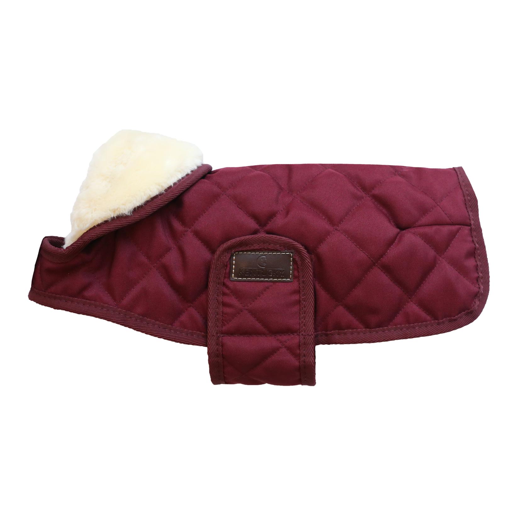 Kentucky Dogwear Hundemantel Original - bordeaux - Schwarz -