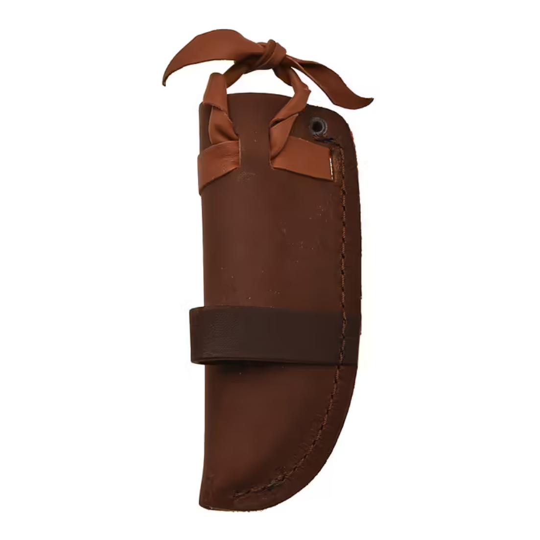 Uraka Survival - Couteau de chasse avec pierre à feu et étui en cuir