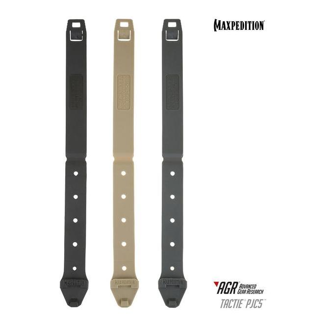 TacTie PJC5 Befestigungsband (6er Pack) - Schwarz