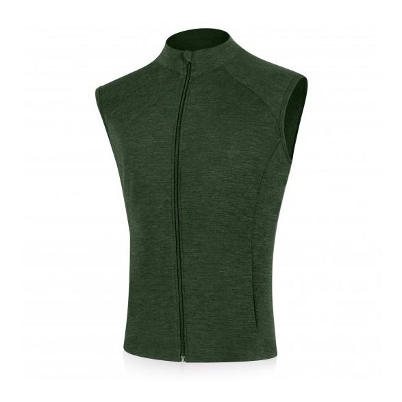 Lasting WESO Merino Herren Weste, 260gr - grün