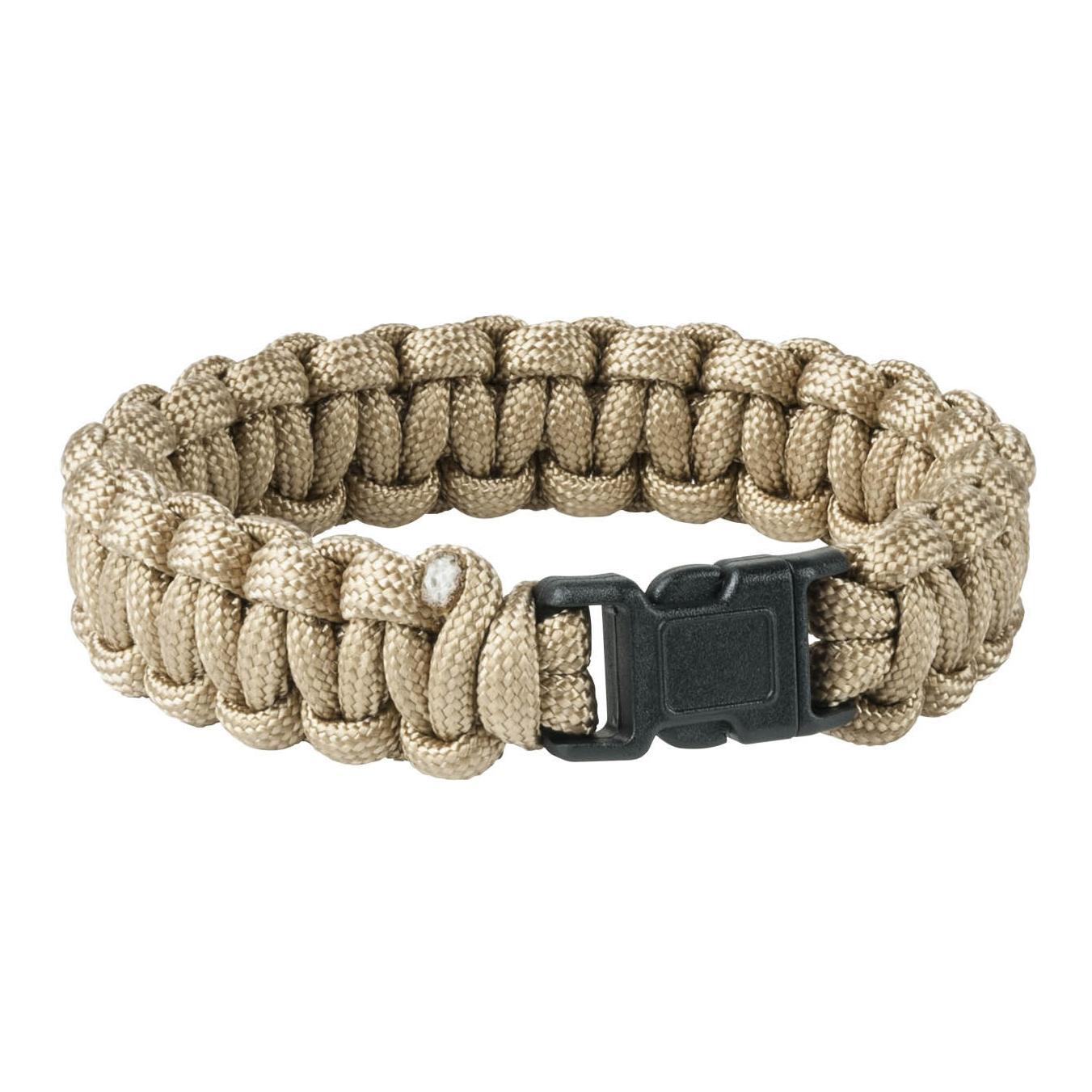 Survival Armband Paracord - Coyote