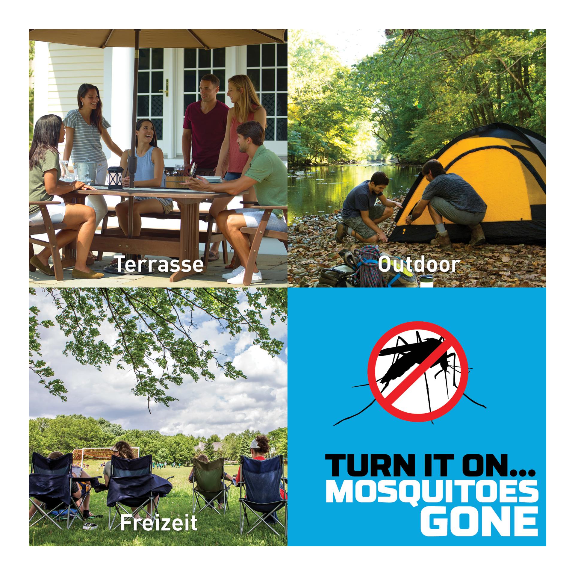 Mückenschutz Set: HALOmini Linen + Nachfüllpack 120Std