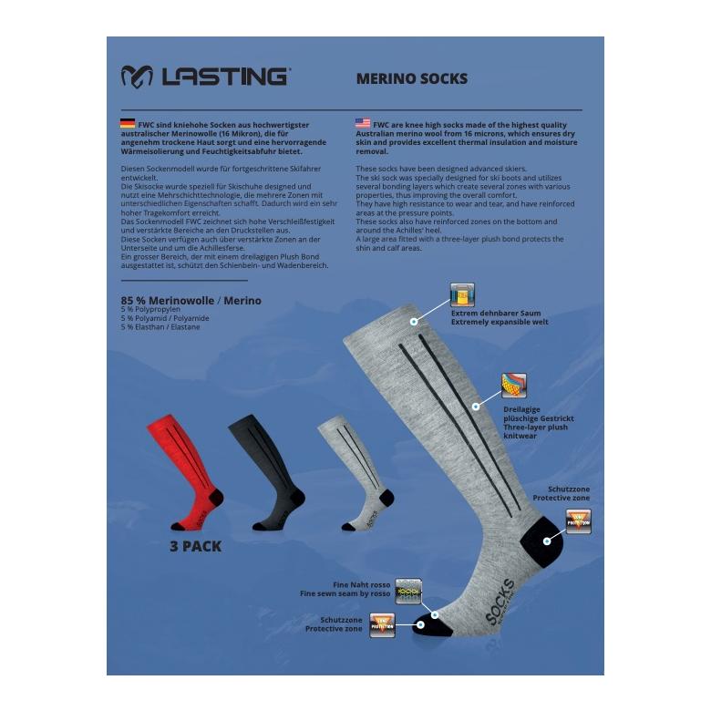 Merino Socken FWC 3er Set