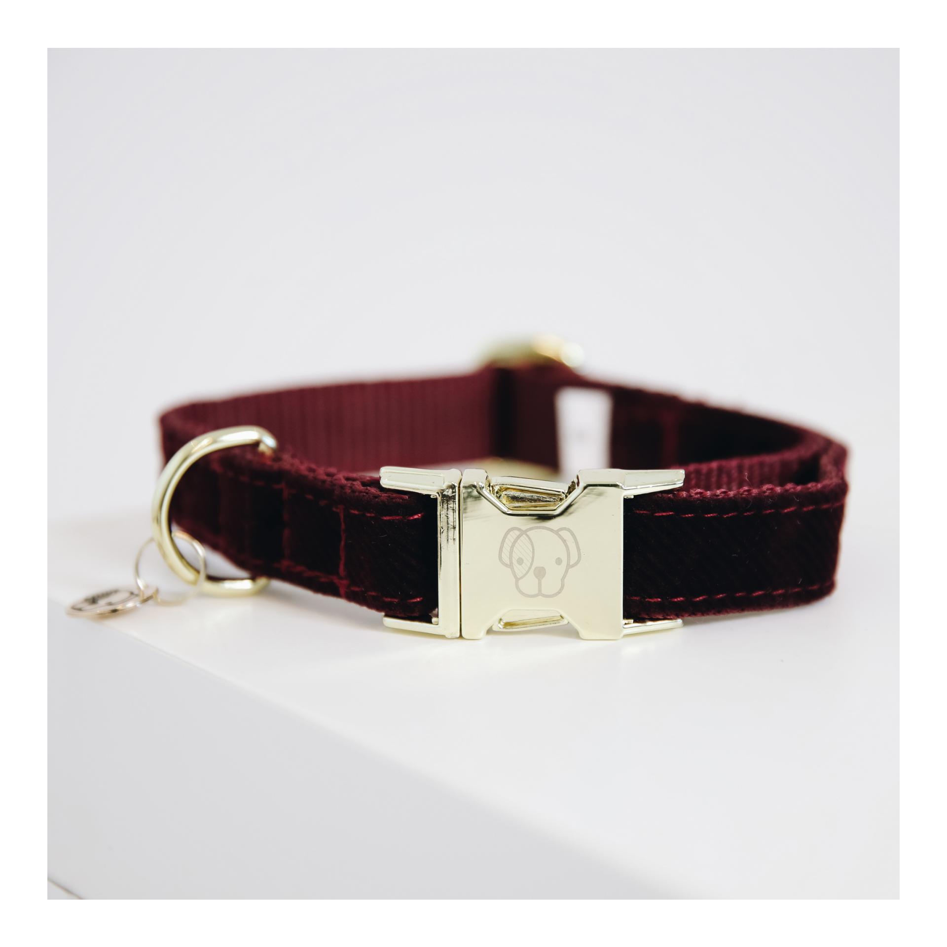 Kentucky Dogwear Hundehalsband Corduroy - bordeaux