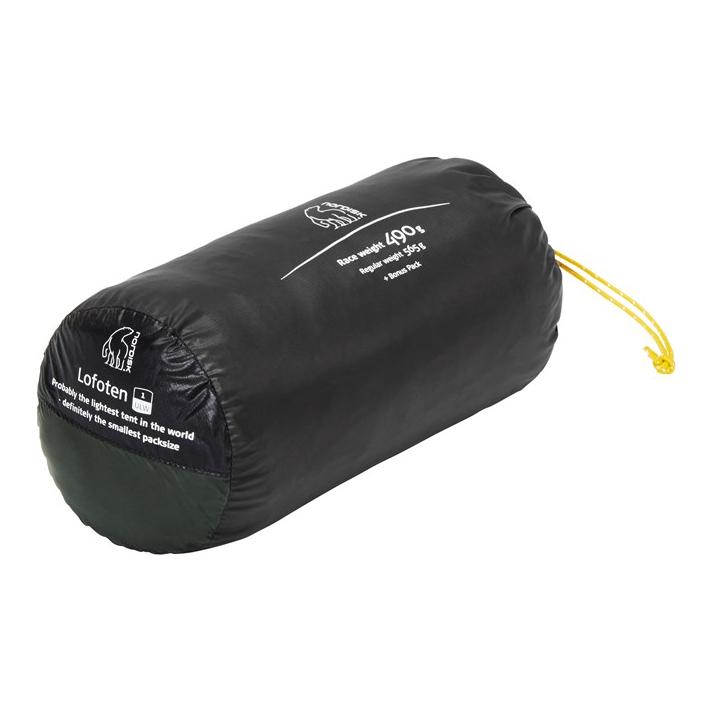 Lofoten 1 ULW Lightweight-Zelt 1 Person - Forest Green